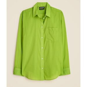 J Crew Garcon Classic Shirt 00 XS NWT Rich Pear Green Button Top CK047 J.Crew